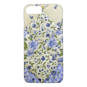 Etui iPhone Case-Mate Planche à patchwork bleu