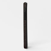 Coques Case-Mate iPhone Planche à roulettes noire Griptape (Dos/Gauche)