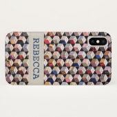 Coques Case-Mate iPhone Planche | Antique Tuming Blocks Patchwork (Dos (Horizontal))