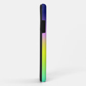 Coques Case-Mate iPhone Planche de couleurs d'été Ombre violet jaune vert  (Dos/Droite)