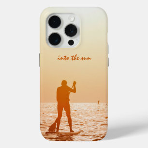 Coque iPhone 15 Pro Planche de Stand Up Paddle en mer calme