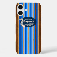 Planche de surf de pipeline Hawaiian Stripes bleu