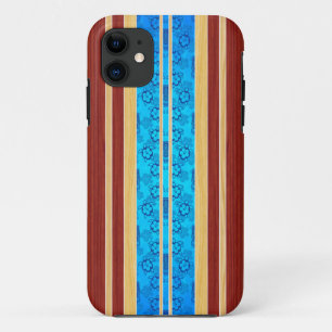 Etui iPhone Case-Mate Planche de surf en bois de Faux de Tiki Hawiian