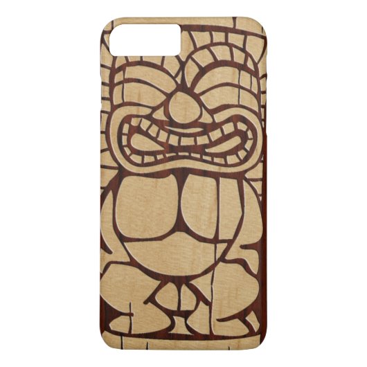 Coques Case-Mate iPhone Planche de surf en bois de Koa Tiki Ailani (Dos)