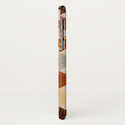 Coques Case-Mate iPhone Planche | Le Moyne Star Antique Patchwork (Dos/Gauche)