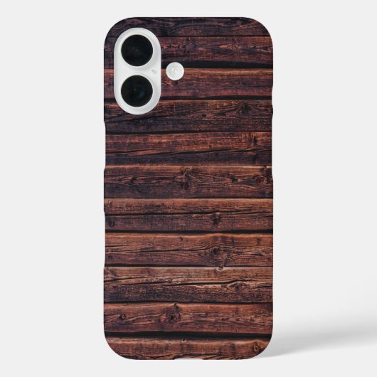 Coques Case-Mate iPhone Planches de bois avec détails du grain, photo rapp (Verso)