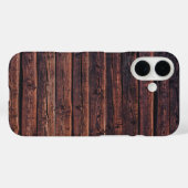 Coques Case-Mate iPhone Planches de bois avec détails du grain, photo rapp (Verso (horizontal))