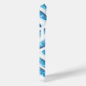 Coques Case-Mate iPhone Planches de surf motif bleu (Verso / Droite)