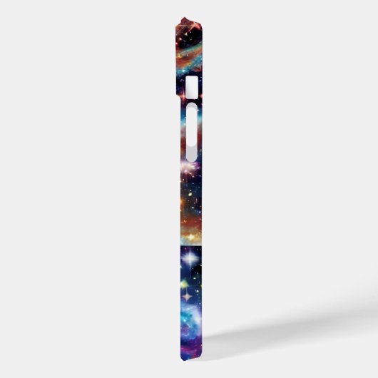 Coques Case-Mate iPhone Planète cosmique violet Galaxie Paysage spatial (Verso / Gauche)