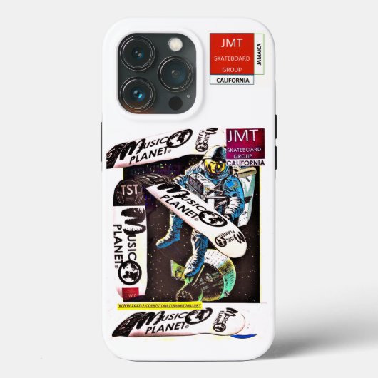 Coques Case-Mate iPhone PLANÈTE MUSICALE JMT Apple iPhone 13 Pro, Résist (Verso)