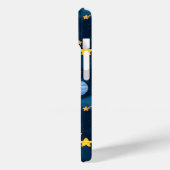 Coques Case-Mate iPhone Planètes de l'espace extra-atmosphérique bleu moti (Verso / Gauche)