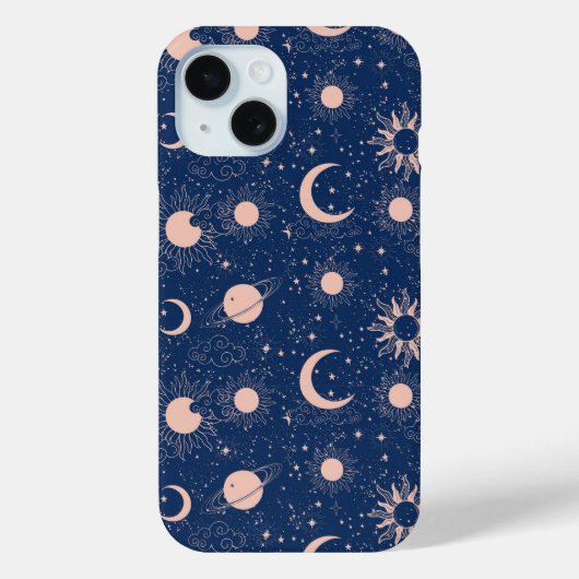 Coques Case-Mate iPhone Planètes et étoiles Motif (Verso)