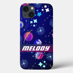 Case-Mate iPhone Case planètes spatiales colorées galaxie étoiles motif