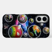 Coques Case-Mate iPhone Planétoïdes robustes (Verso (horizontal))