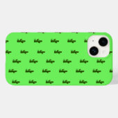 Coques Case-Mate iPhone Plante Cactus sur vert clair (Verso (horizontal))