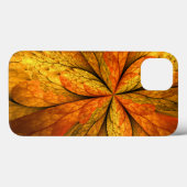 Coques Case-Mate iPhone Plante d'automne, Abstrait moderne Fractal Art Lea (Verso (horizontal))