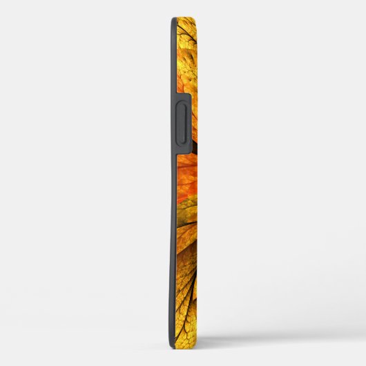 Coques Case-Mate iPhone Plante d'automne, Abstrait moderne Fractal Art Lea (Verso / Droite)