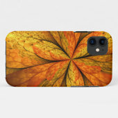 Coques Case-Mate iPhone Plante d'automne, Abstrait moderne Fractal Art Lea (Dos (Horizontal))