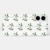 Coques Case-Mate iPhone plante de baie rouge (Verso (horizontal))