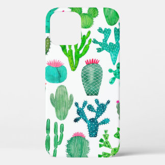 Case-Mate iPhone Case Plante de cactus aquarelle, fleur cactus illustra