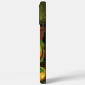 Coques Case-Mate iPhone Plante de fantasy abstraite vert rouille marron fr (Verso / Gauche)