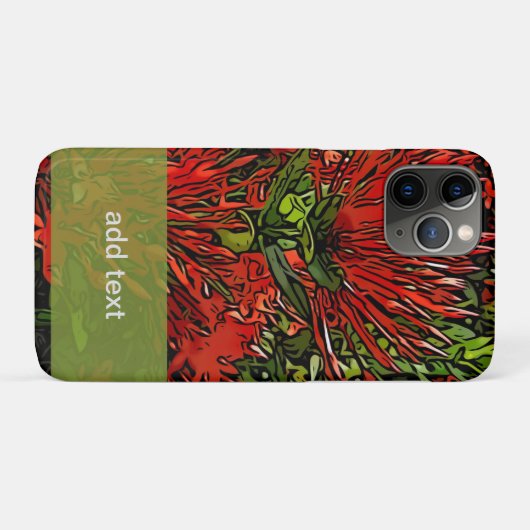 Coques Case-Mate iPhone Plante de Firebush (Dos (Horizontal))