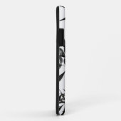 Coques Case-Mate iPhone Plante en bambou noir et blanc (Dos/Droite)