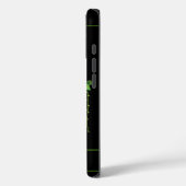 Coques Case-Mate iPhone Plante vert simple, Monogramme initial (Verso / Gauche)