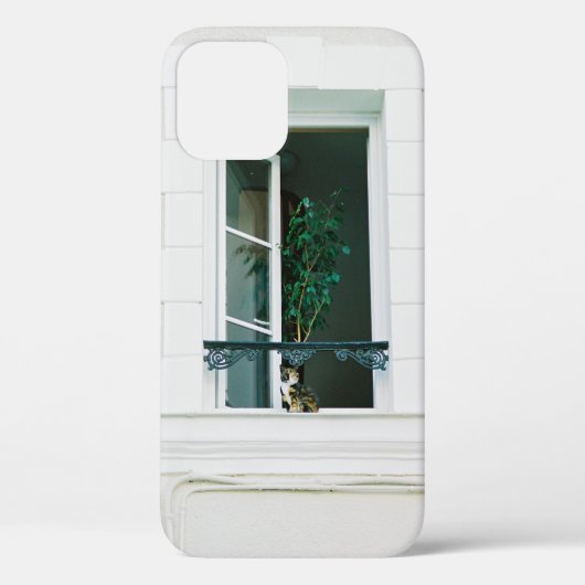 COQUES Case-Mate iPhone PLANTE VERT SUR FENÊTRE BLANCHE (Verso)