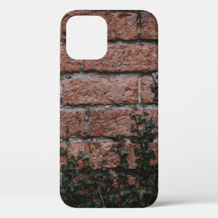 Case-Mate iPhone Case Plantes à feuilles vertes près du mur de briques