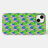 Coques Case-Mate iPhone Plantes d'Aloe Vera Motif Textile (Verso (horizontal))