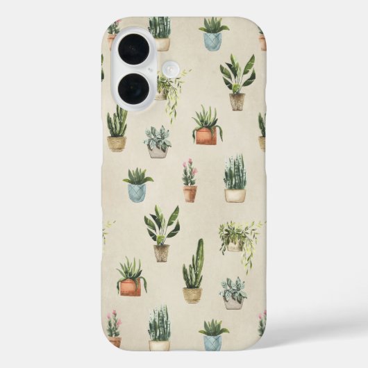 Coques Case-Mate iPhone Plantes pointillés (Verso)