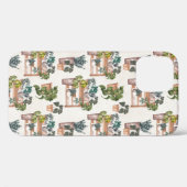 Coques Case-Mate iPhone Plantes pointillés (Verso (horizontal))