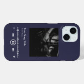 Coques Case-Mate iPhone Plaque de chanson du lecteur de musique personnali (Verso (horizontal))
