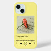 Coques Case-Mate iPhone Plaque de chanson du lecteur de musique personnali (Verso)