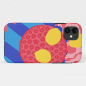 Coques Case-Mate iPhone Plaque de fleurs de citron (Dos (Horizontal))