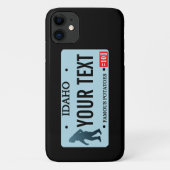 Coques Case-Mate iPhone Plaque de licence Idaho Sasquatch (Dos)