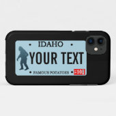 Coques Case-Mate iPhone Plaque de licence Idaho Sasquatch (Dos (Horizontal))