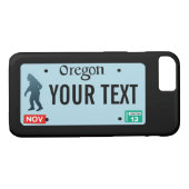 Coques Case-Mate iPhone Plaque de licence Oregon Sasquatch (Dos (Horizontal))