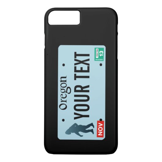 Coques Case-Mate iPhone Plaque de licence Oregon Sasquatch (Dos)