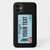 Coques Case-Mate iPhone Plaque de licence Oregon Sasquatch (Dos)
