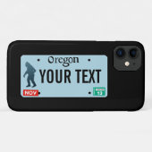 Coques Case-Mate iPhone Plaque de licence Oregon Sasquatch (Dos (Horizontal))