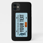 Coques Case-Mate iPhone Plaque de licence Sasquatch de la Colombie-Britann (Dos)