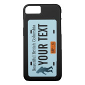 Coques Case-Mate iPhone Plaque de licence Sasquatch de la Colombie-Britann (Dos)