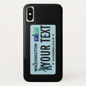 Coques Case-Mate iPhone Plaque de licence Washington Sasquatch (Dos)