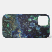 Coques Case-Mate iPhone Plaque de Malachite Azurite (Verso (horizontal))