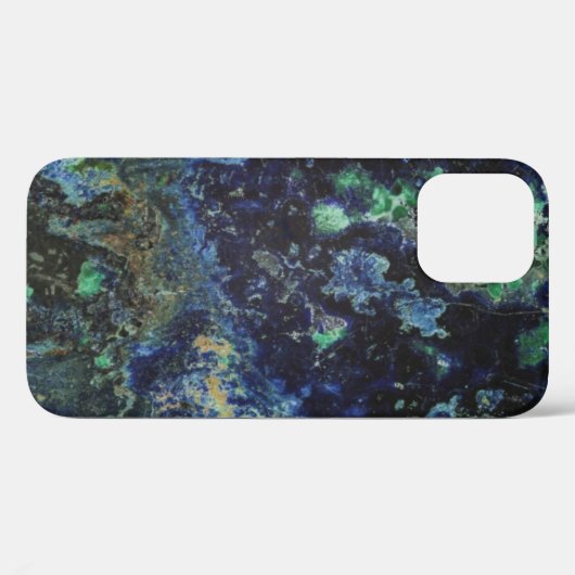 Coques Case-Mate iPhone Plaque de Malachite Azurite (Verso (horizontal))
