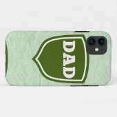 Coques Case-Mate iPhone Plaque de papa verte à la menthe (Dos (Horizontal))