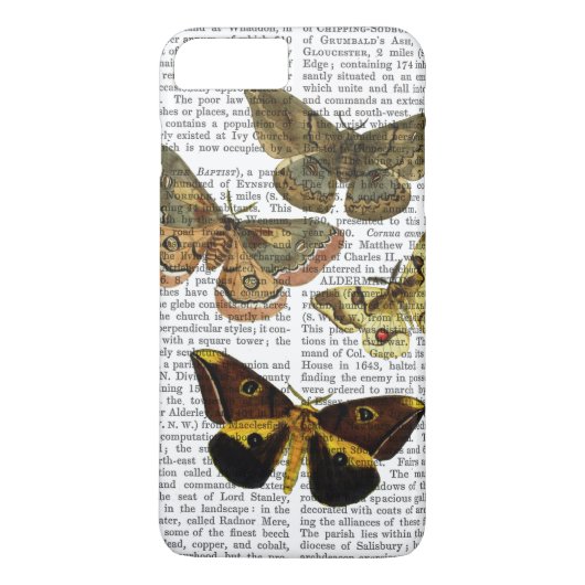 Coques Case-Mate iPhone Plaque de papillon 4 (Dos)