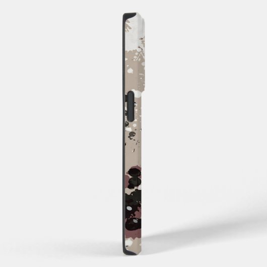 Coques Case-Mate iPhone Plaque de peinture moderne personnalisée (Verso / Droite)